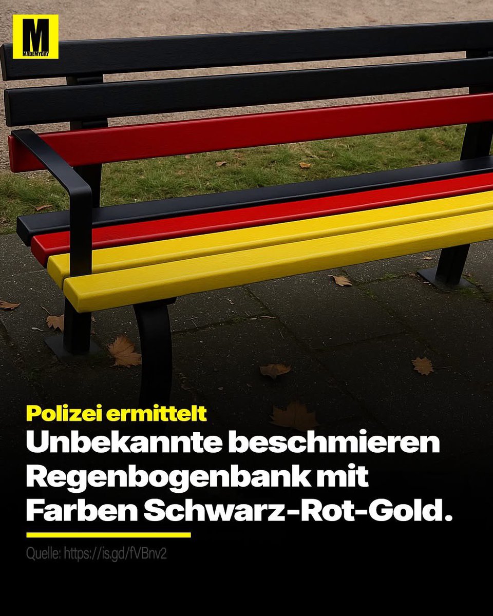 sandroaufdie1's tweet image. Die Deutschland Flagge ist also mittlerweile Beschmierung