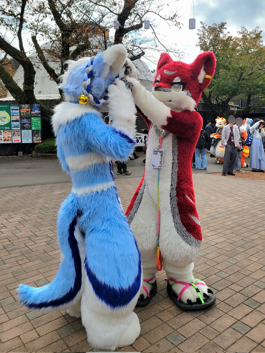 会場到着一発目で既に尊い🫠
 #kemocon18