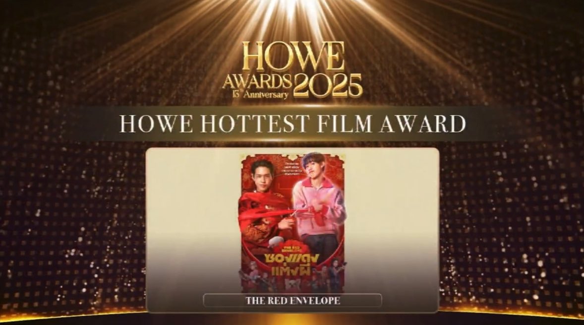 ProsPerPPKrit's tweet image. Yeah Yeah 🎉🎉🎉
Congratulations 🥳

🏆 รางวัล Howe Hottest Flim Award

🧧👻 ภาพยนตร์ ซองแดงแต่งผี (The Red Envelope)

#ซองแดงแต่งผี #TheRedEnvelope
#HOWEAWARDS2025
#PPKritEntertainment
#PPKritt #พีพีกฤษฏ์