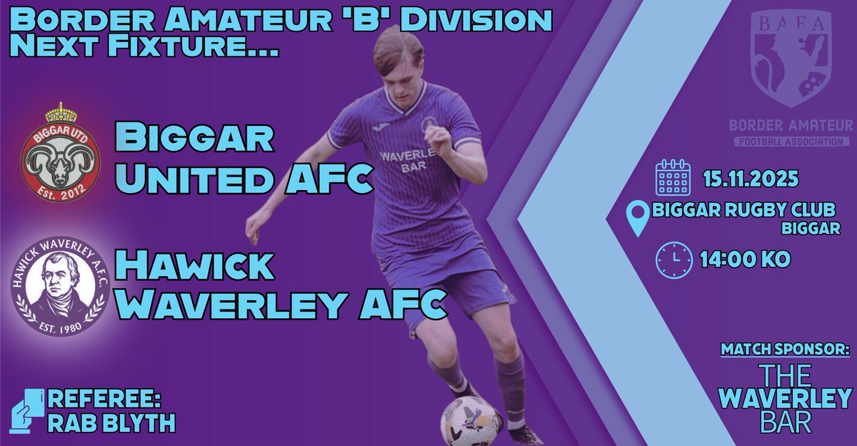 Coming off the back of 2 wins we are aiming to continue that momentum in what will be a tough test against <a href="/BiggarFC/">Biggar United F.C</a> this weekend.

The South Lanarkshire club have had a solid league campaign in the <a href="/BorderAm/">BorderAm</a> B division and a victory would move them into the auto promotion spots.