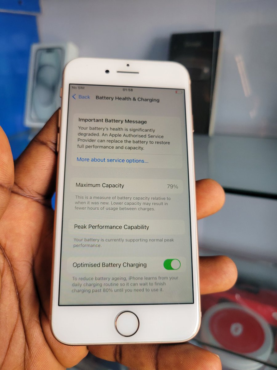 DhanConcepts's tweet photo. iPHONE 8_64gb: 90k
79% BH. No repair history 

Shop A14 Fayose market Ajilosun #AdoEkiti and we deliver Nationwide.
Whatsapp &amp; call:
08137174316
08146617671
 
#mobilephones #exploremore #wedeliver  #freshlikenew #dhanimondconceptIsHereForYou #dhanimondconcept
#nationwidedelivery https://t.co/FYrRyqiXvE