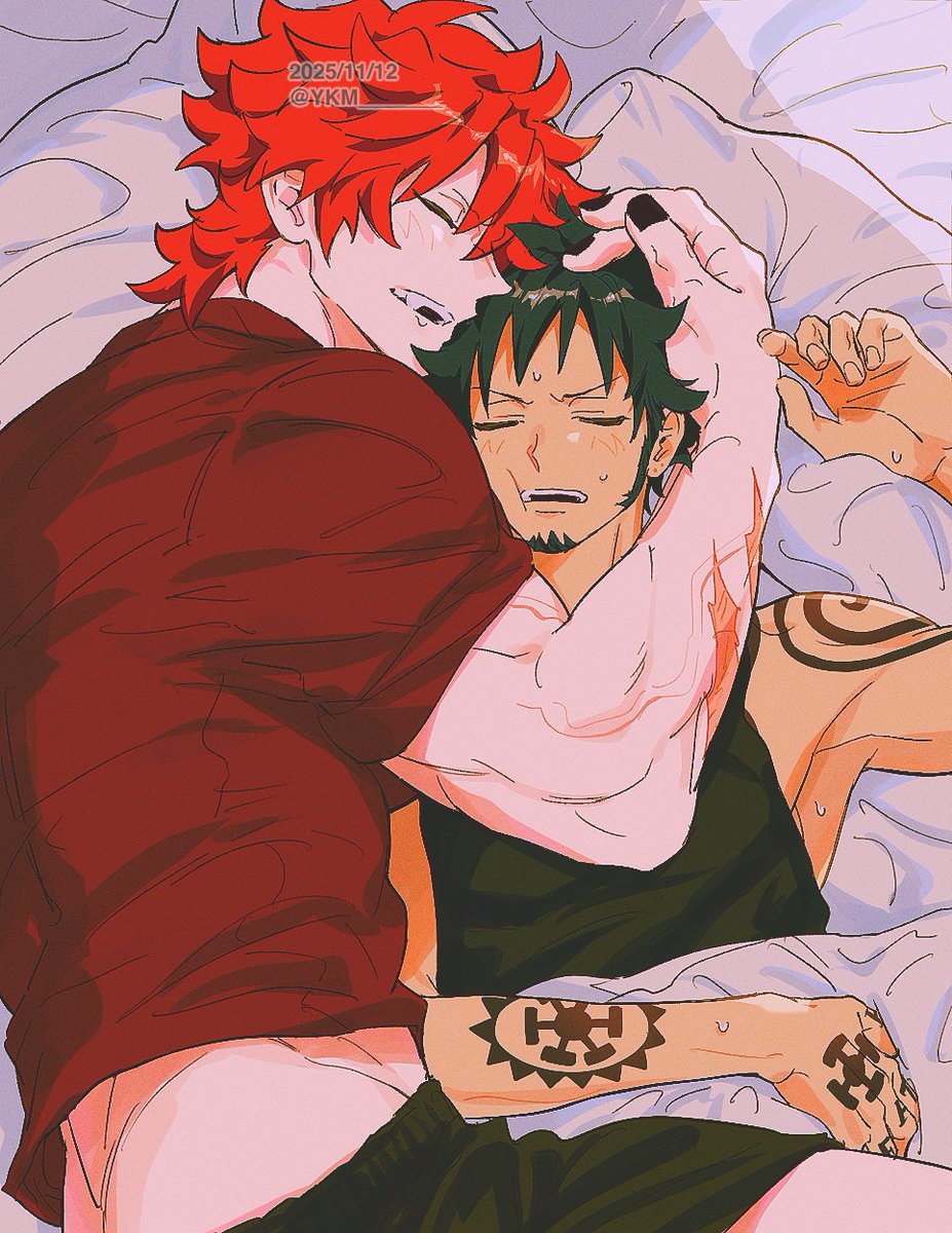 抱き枕にされる🐯　#kidlaw