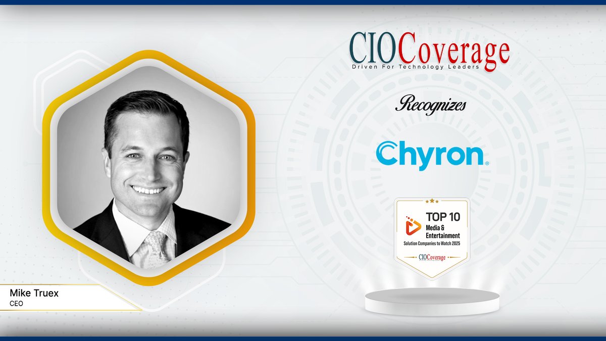 CioCoverage's tweet image. Celebrating Excellence! @ChyronHego, led by Mike Truex, CEO, shines in our latest edition for its innovation in media and entertainment.

Read here: ciocoverage.com/chyron-a-globa…

#ciocoverage #NewEditionAlert #MediaTech #MediaAndEntertainment #Entertainment #Top10Edition #CreativeTech