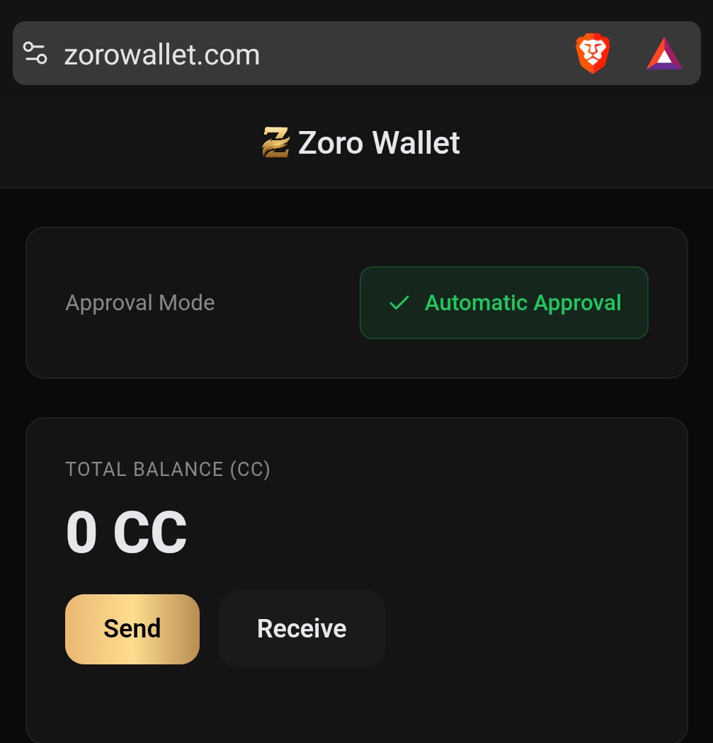 gramupdate's tweet image. Finally I have gotten access to Zoro Inner circle. Thanks @zorowallet.

@CantonNetwork
I have an access through @zorowallet
#canton #zorowallet.