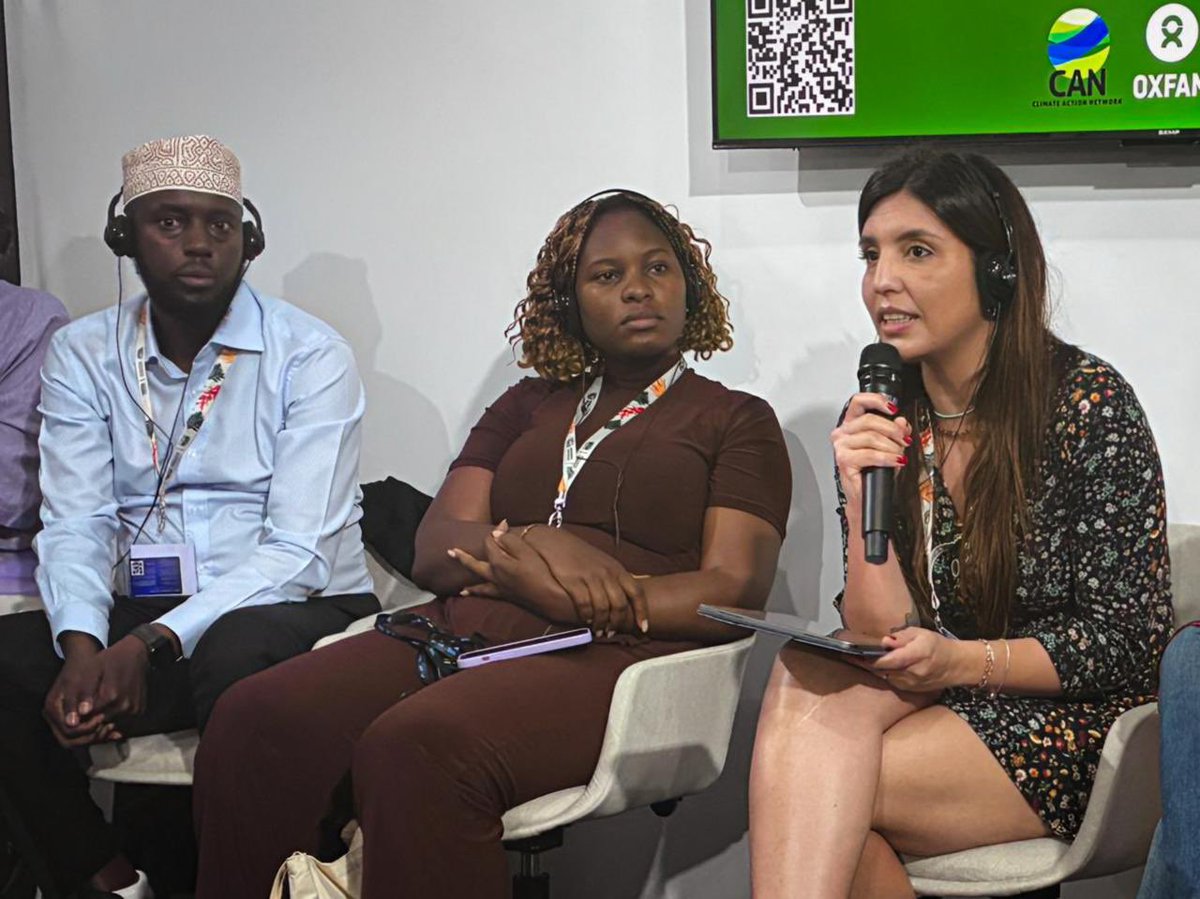 🌎En la COP30 en Belém participamos del panel “Recuperar el futuro energético: superar las desigualdades para una transición justa”, organizado por <a href="/Oxfam/">Oxfam International</a> —una confederación global que trabaja para erradicar la pobreza y las desigualdades— y <a href="/CAN_LA_/">CAN-LA</a> , la red de organizaciones de