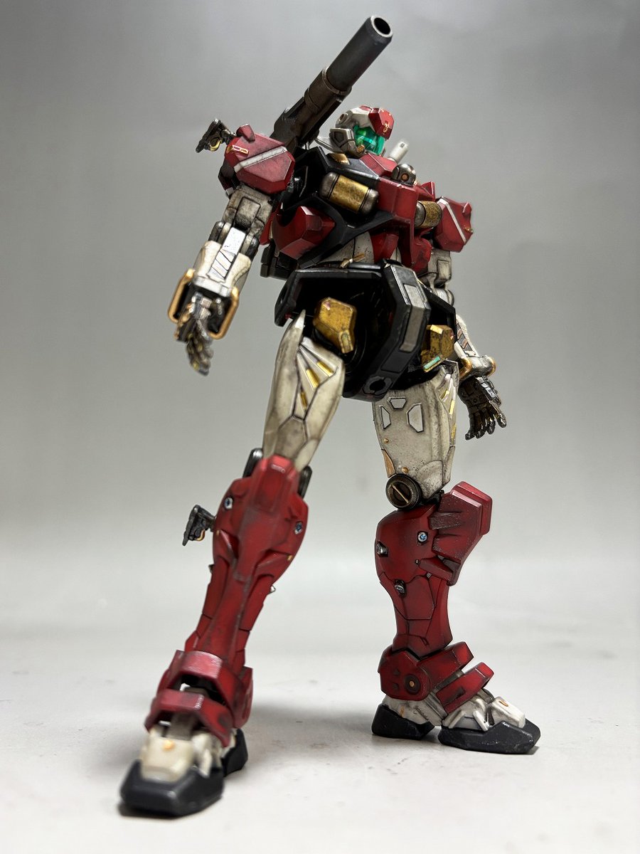 rider_joe1's tweet image. 実に今年一発目？
完全プライベートでガンプラ作ったぁ～♪

GQuuuuuuX 軽キャノン

正史ジムキャノン風に
カラーリングをちょこっと変えてみましたぁ～♪

やりすぎやろ～と思っていたデザインも
すんげ～カッチョ良く見えてくるのは
時代の一歩先を行ってたんやなぁ～
と
痛感する今日このごろ…