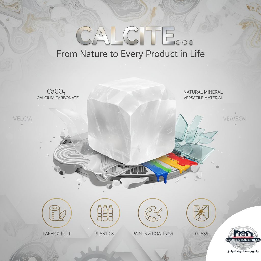 📷 Did you know this beautiful white stone is called Calcite?
It transforms into hundreds of products you use every day 📷
From paper and plastics to paints and glass... calcite is the secret ingredient behind high quality
At Globe Stone Hills, we bring the finest raw materials