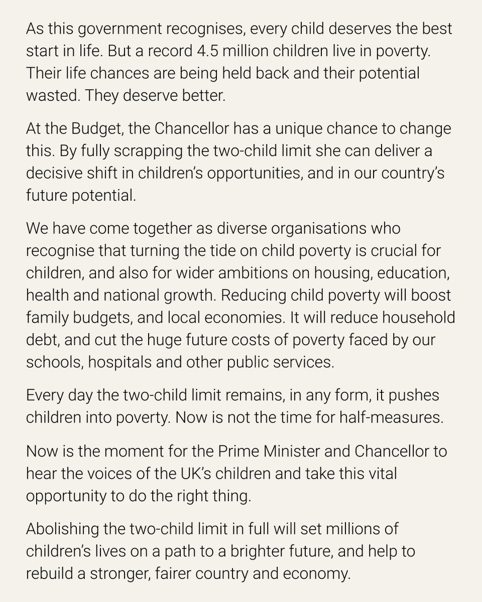 The NEU is proud to stand alongside 100+ organisations in calling for the government to fully scrap the two-child limit. Every child deserves the best start in life. By scrapping the limit the government can deliver a shift in children’s opportunities and the UK's potential.