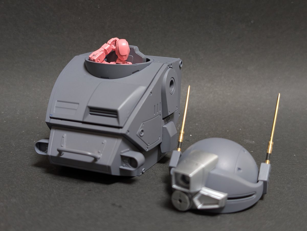 #PLAMAX #ラビドリードッグ にパイロットついてない問題(7/7)

ま、大体の方向性はこんなもんでしょか。

この子に、余る予定のキリコのニヤリ顔を乗せてみましょうかねぇ。

#ボトムズ
#装甲騎兵ボトムズ