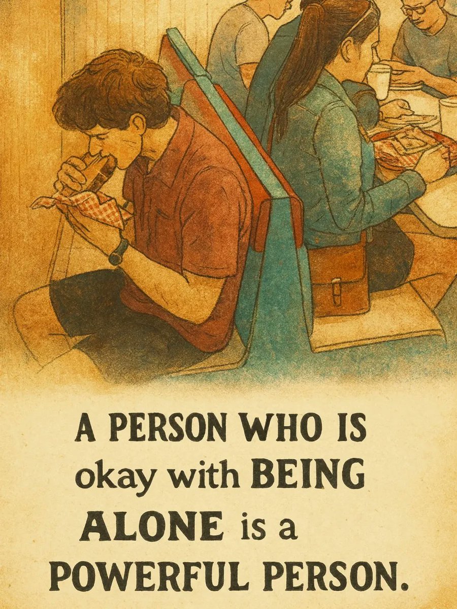 Gladiatorszonee's tweet image. A Person who is okay being ALONE is a Powerful person.