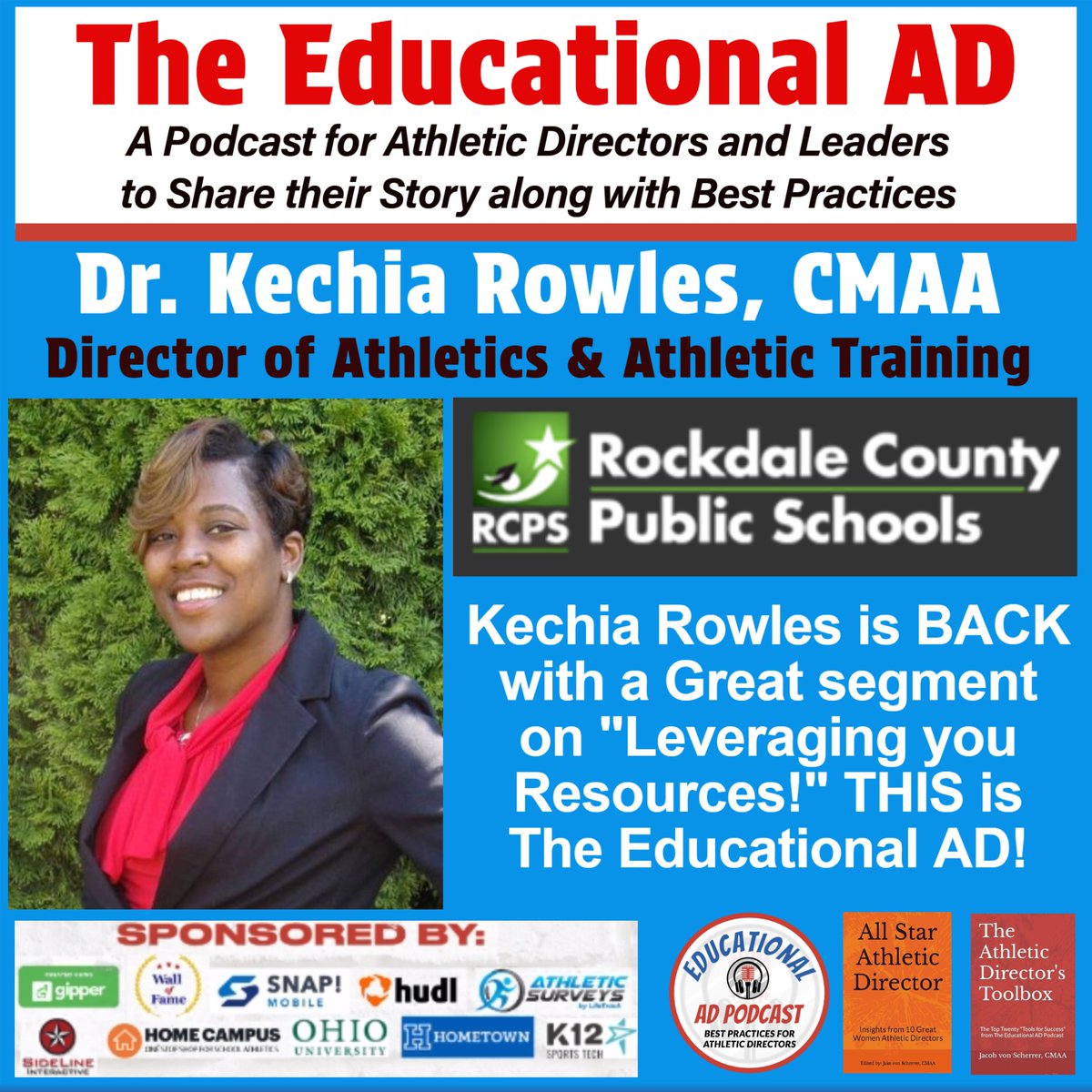 Kechia Rowles, CMAA shares how to "Leverage" your existing Tech on a Toolbox EXTRA!
open.spotify.com/episode/3mDoM9…
<a href="/coach_ad/">Coach & AD Magazine</a> <a href="/WeCOACH/">WeCOACH</a> <a href="/AD__insider/">Athletic Director Insider</a> <a href="/GCWHSS/">Global Community of Women in High School Sports</a>  <a href="/_WomenLeaders/">Women Leaders in Sports</a>  <a href="/RockdaleSchools/">Rockdale County Public Schools</a> <a href="/FHSAA/">FHSAA</a>   <a href="/GADACOACHES/">GADA</a> <a href="/OfficialTHSADA/">THSADA</a> <a href="/THSCAcoaches/">THSCA</a> <a href="/CSADAOnline/">CSADA</a> <a href="/ORCoaches/">OACA</a> <a href="/WSSAAA_AD/">WSSAAA</a> <a href="/FACACoach/">FACA</a>
