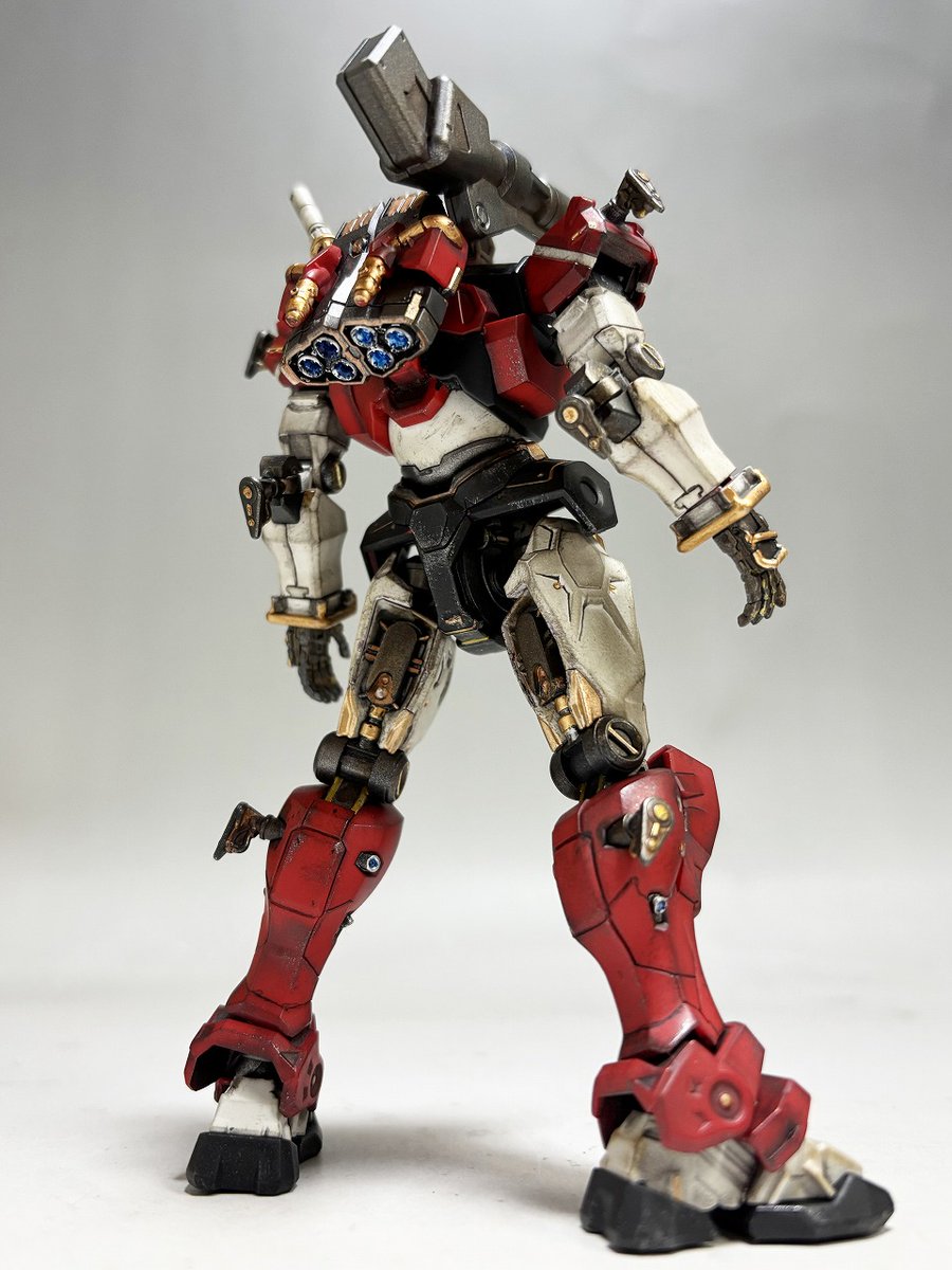 rider_joe1's tweet image. 実に今年一発目？
完全プライベートでガンプラ作ったぁ～♪

GQuuuuuuX 軽キャノン

正史ジムキャノン風に
カラーリングをちょこっと変えてみましたぁ～♪

やりすぎやろ～と思っていたデザインも
すんげ～カッチョ良く見えてくるのは
時代の一歩先を行ってたんやなぁ～
と
痛感する今日このごろ…