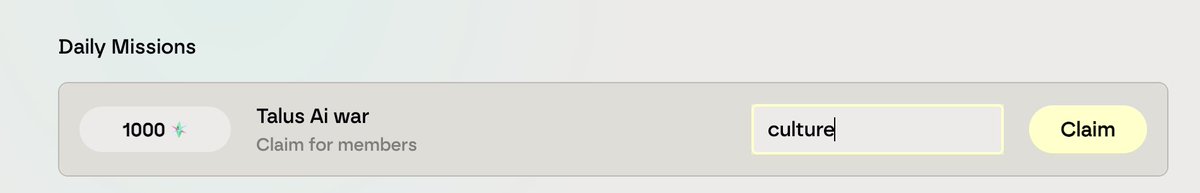 Kodlar artık kısa süreli oluyor hemen girin;
Talus ai War code: culture