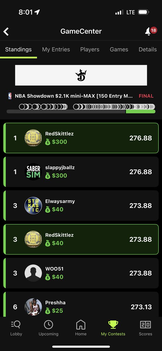 RedSkittlez DFS tweet media