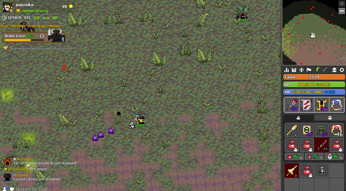 ₍₍ (ง ˘ω˘ )ว ⁾⁾～♪

#RotMG