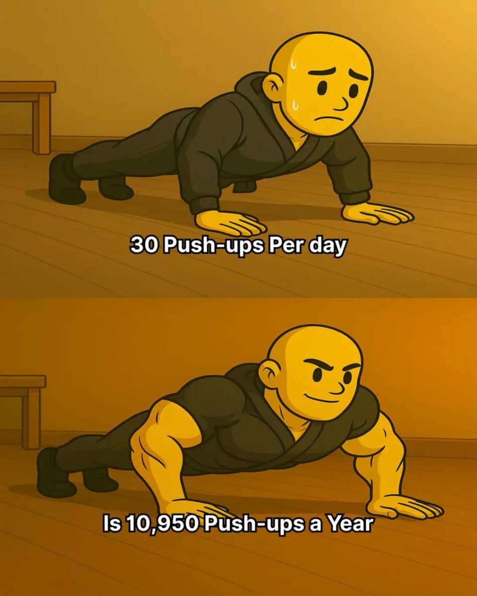 PetitUdy's tweet image. It’s not about intensity, it’s about consistency.

Even if you only get 1% better a day.  That’s still 365% better than last year. 

Keep going ❤️

#SelfImprovement #selfdevelopment #Motivation #growth #skills #successtips #Consistency