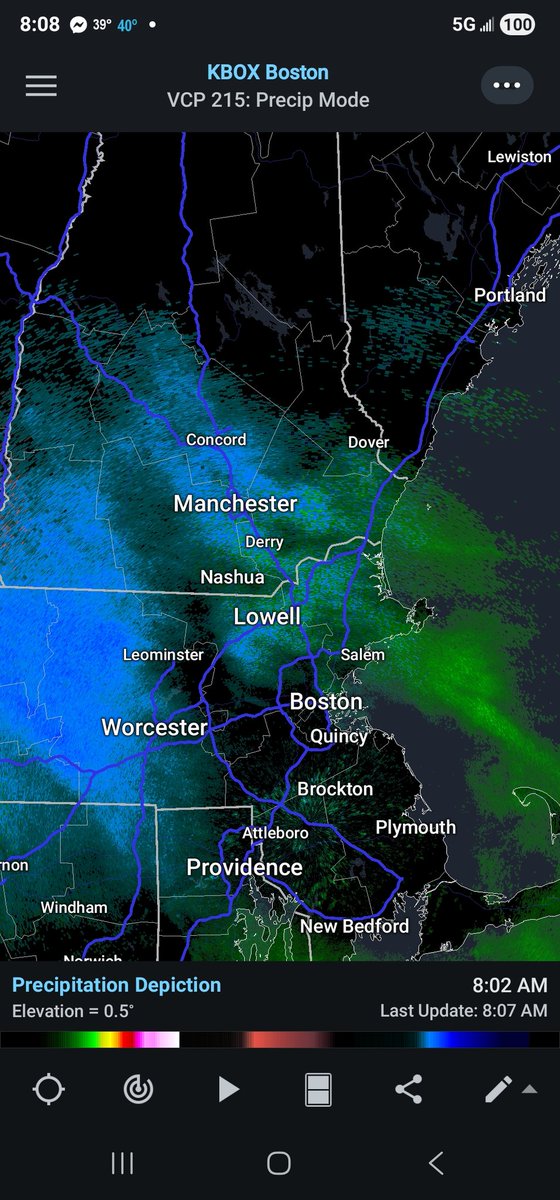 Anyone seeing snow out there? ❄️❄️