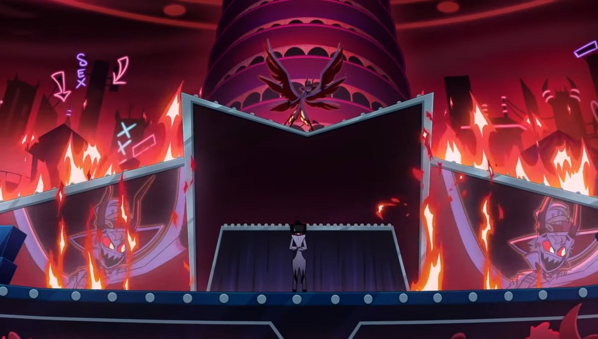 He created hell, and he can erase sinners to ashes, but then this happens. It's just a fucking disgrace, and I just hope that Lucifer will eventually get his shit together and become a proper ruler (I love Lucifer). (2 part)

#HazbinHotel #LuciferMorningstar 
#hazbinhotelseason2