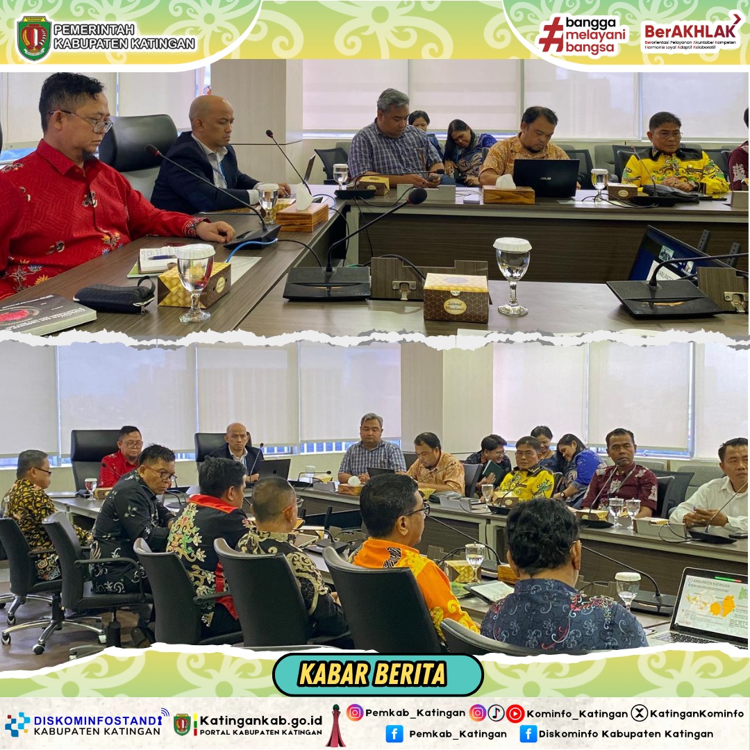 Bupati Katingan, Saiful melaksanakan Audiensi Pemerintah Daerah Kabupaten Katingan dalam rangka Presentasi Karakteristik Laboratorium Alam Kabupaten Katingan sebagai Objek Sains, Riset dan Teknologi bagi SMA Unggul Garuda Baru Kemendiktisaintek RI di Wilayah Kabupaten Katingan.