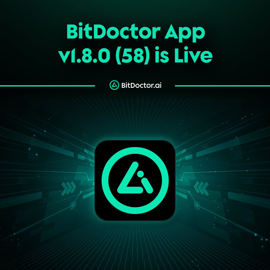 BitDoctorAI's tweet image. 📲 BitDoctor App v1.8.0 (85) is now live!
Update available on both Play Store and App Store 🚀

What’s new in this version:
🔹 Added 2 new Sound Frequency groups — Wealth Affirmation &amp;amp; Inner Healing
🔹 BitDoctor logo now appears on the Scan screen
🔹 Referral code skip option for…