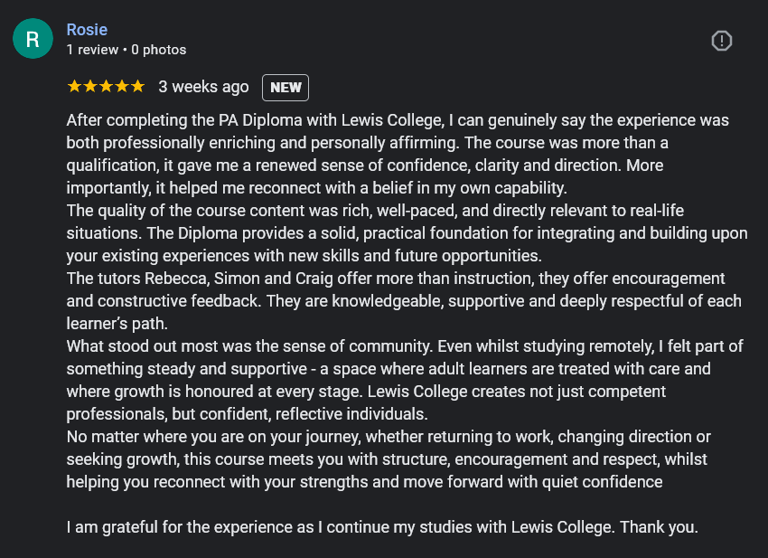 “The course gave me more than a qualification — it gave me back myself.”

That’s what one of our PA Diploma graduates told us.

And it stuck with us, because that’s what true learning does:
It builds confidence, restores belief, and reignites direction.

Every single day!