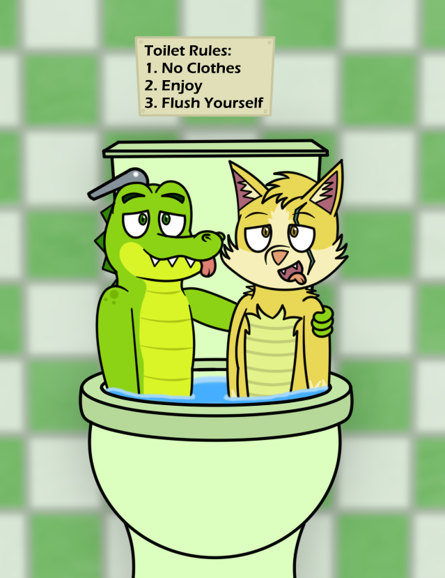 Bears_FlushAD's tweet photo. Flynn and Croc take a bath in the toilet

A gift for: @FlynnlockDelta 

Flynn and Croc visited a toilet that allows bathing, and it only has 3 rules, which makes it a fun time for them both before they go down the toilet. https://t.co/zYMRgjYEJY
