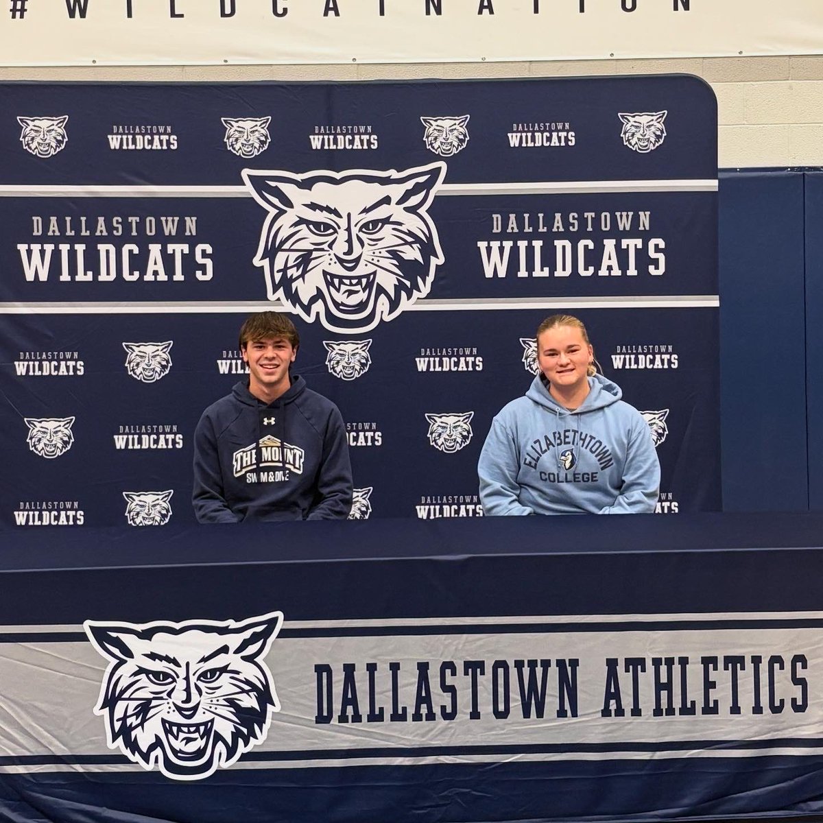 DtownWildcats's tweet photo. Congratulations to our seniors who signed to continue their athletic careers at the next level! Our first signings are:

Meghan Martin - Elizabethtown Field Hockey
Ethan Spangler - Mount St. Mary’s Swimming

Thank you for your hard work and dedication to Wildcat Nation! https://t.co/Ad7CM2FT5y