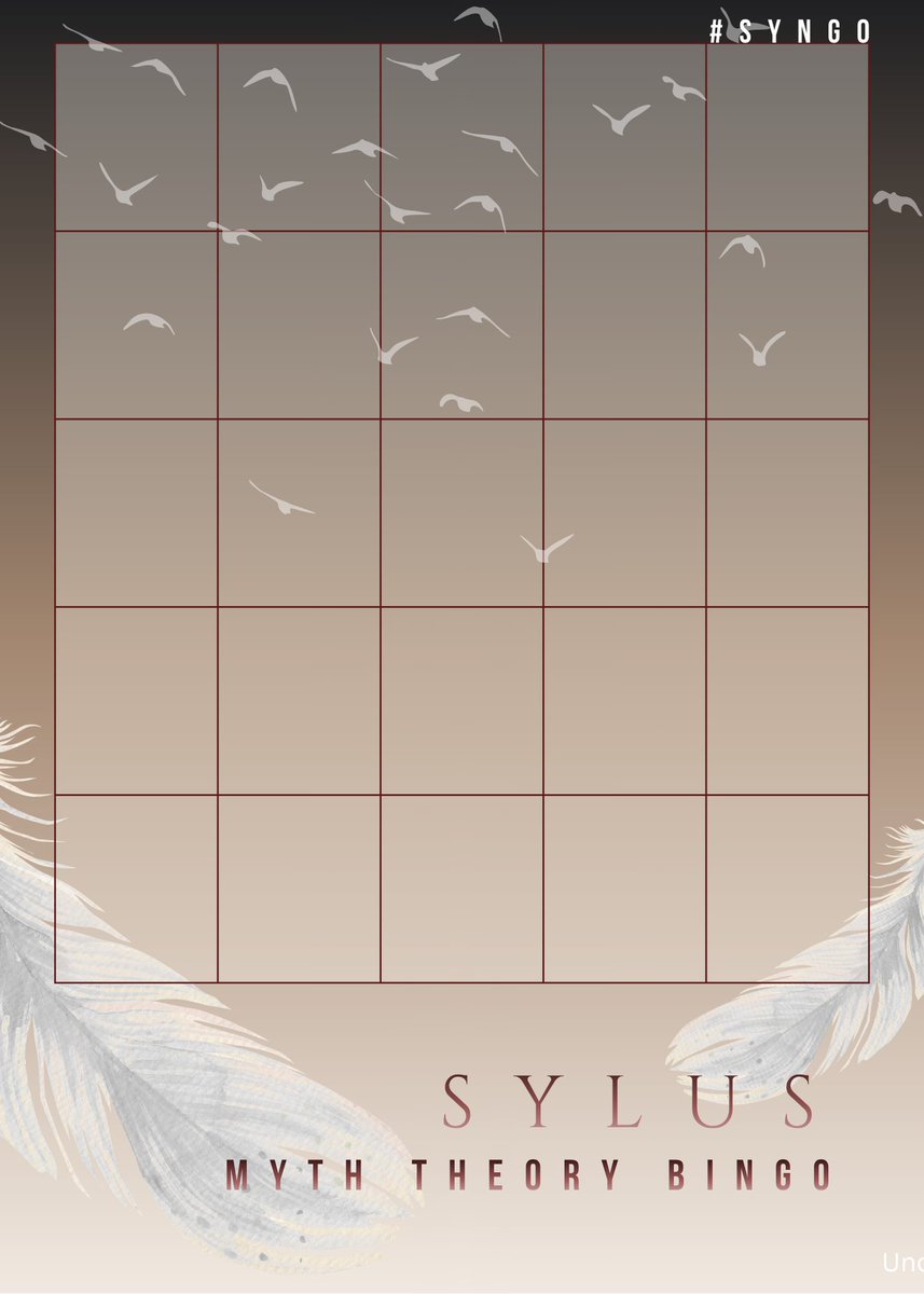 Sephy_Q's tweet photo. ✨Happy syvember everyone!
I'm happy to announce that @inefabIemente and I collaborated to create a little game in anticipation of Sylus's upcoming myth: Introducing #Syngo- Sylus theory bingo!
Please read the graphic below for details and keep in mind this is just for fun and+ https://t.co/QWiBvYdeJk