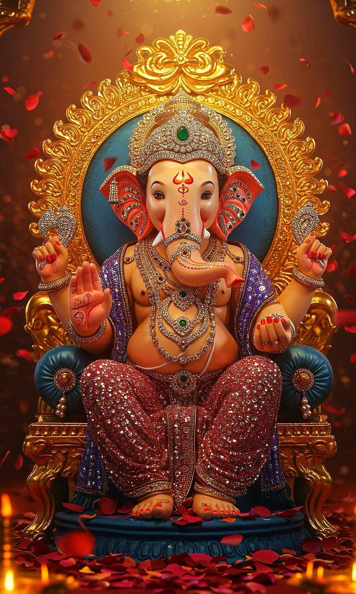 1234Totall's tweet photo. गणेश जी, विघ्नहर्ता और सुख-समृद्धि के दाता। उनके चरणों में श्रद्धा रखने से हर कठिनाई आसान हो जाती है।
#RedFort #LalQila #Brahma_Muhurta #Dharmendra #लाल_किला #Bhutan #Exit_Poll #LNGP https://t.co/0JRWjiSBA4