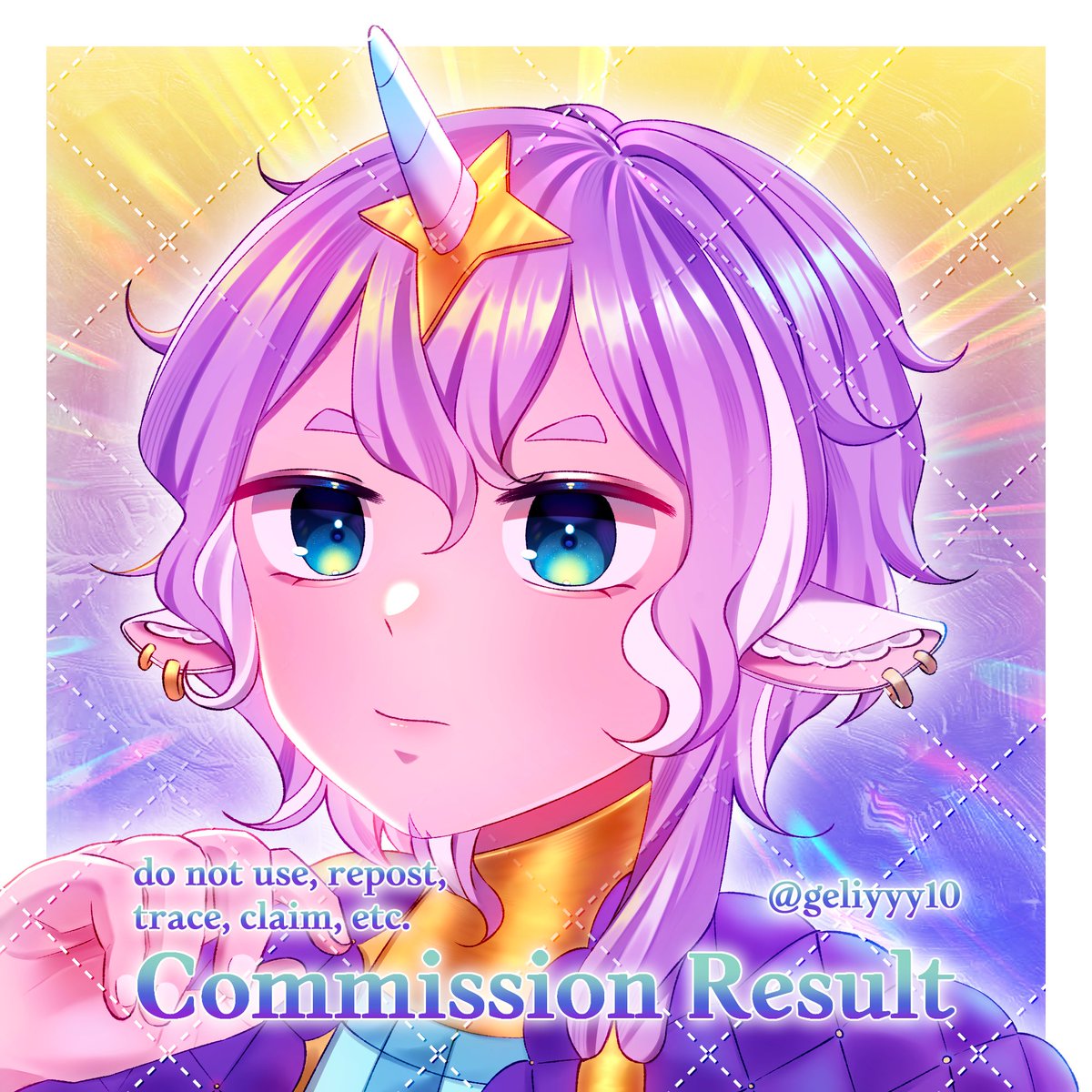 geliyyy10's tweet image. Commission Result for @luckyruse🩵✨
Thank you for order~ 🌷🍀✨
.
tags:
#OpenCommissions #CommissionArt