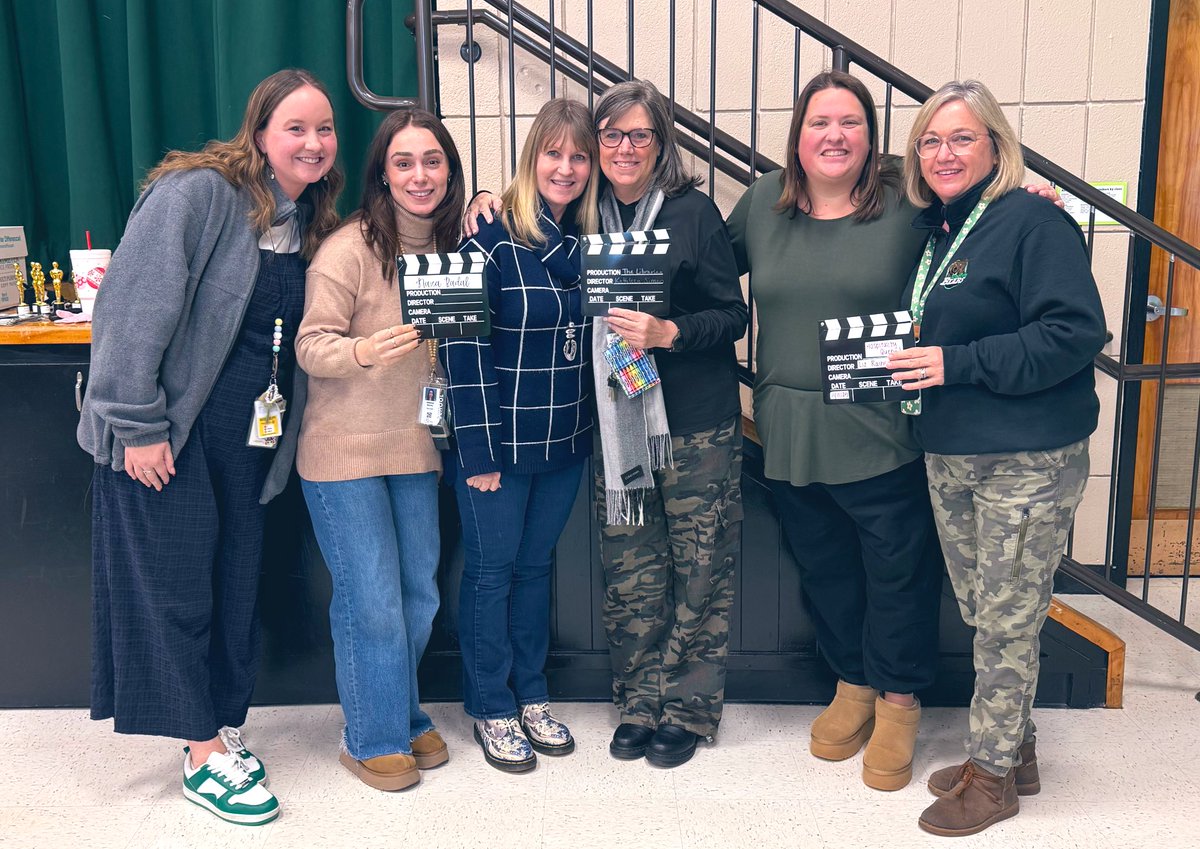 And… Action! 🎬 <a href="/MrsBadali/">Mrs. Badal</a> <a href="/RNEMediaCenter/">RNE Media Center</a> &amp; <a href="/RLifescience/">RNE LifeScience</a> were recognized by their teammates at yesterday’s staff meeting! Thank you for making RNE a great place to be! 🌟💚 #RNEGreatThings <a href="/RNEprincipal/">Dr. Lydia Conway</a> <a href="/RNEAPWagner/">Laureen Wagner</a>