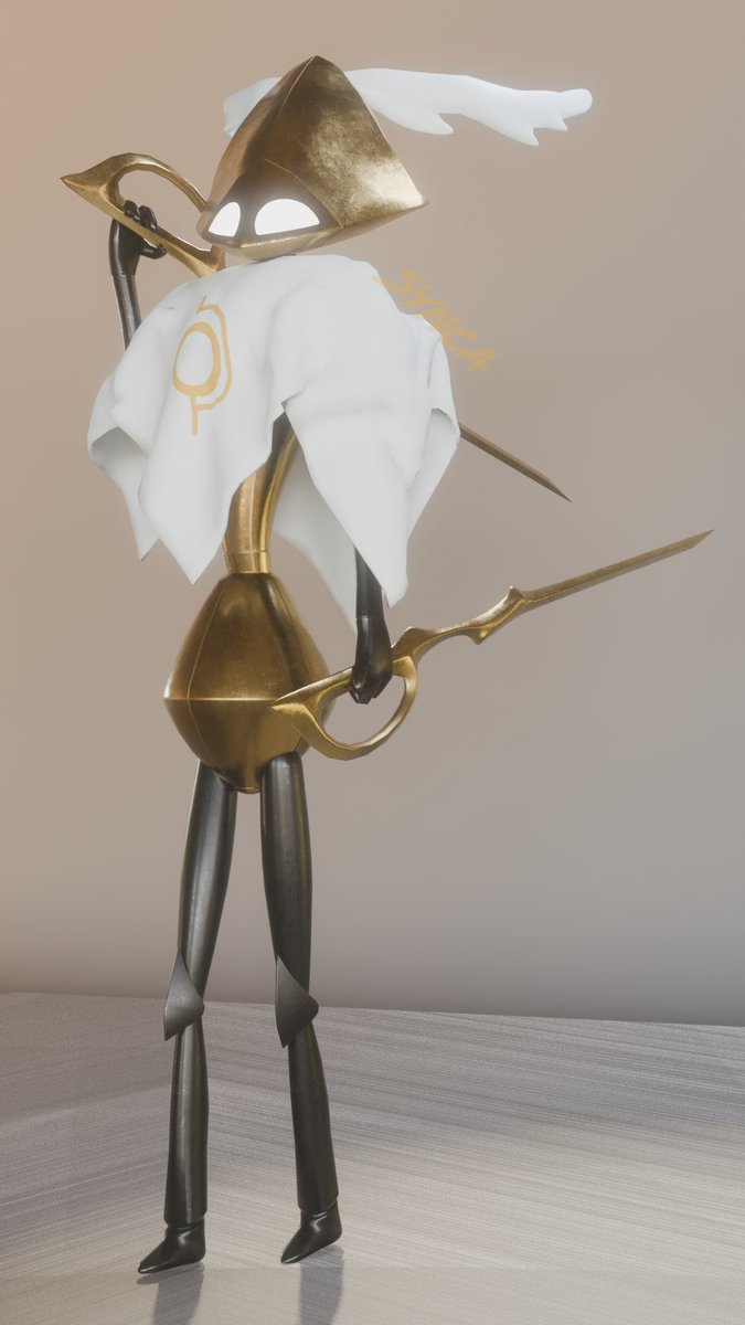 I made the Second Sentinel from Hollow Knight Silksong
