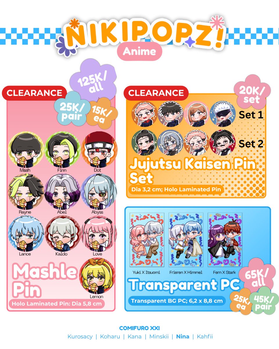 NIKIPOPZ CIRCLE 📍CF22 O-24 tweet media
