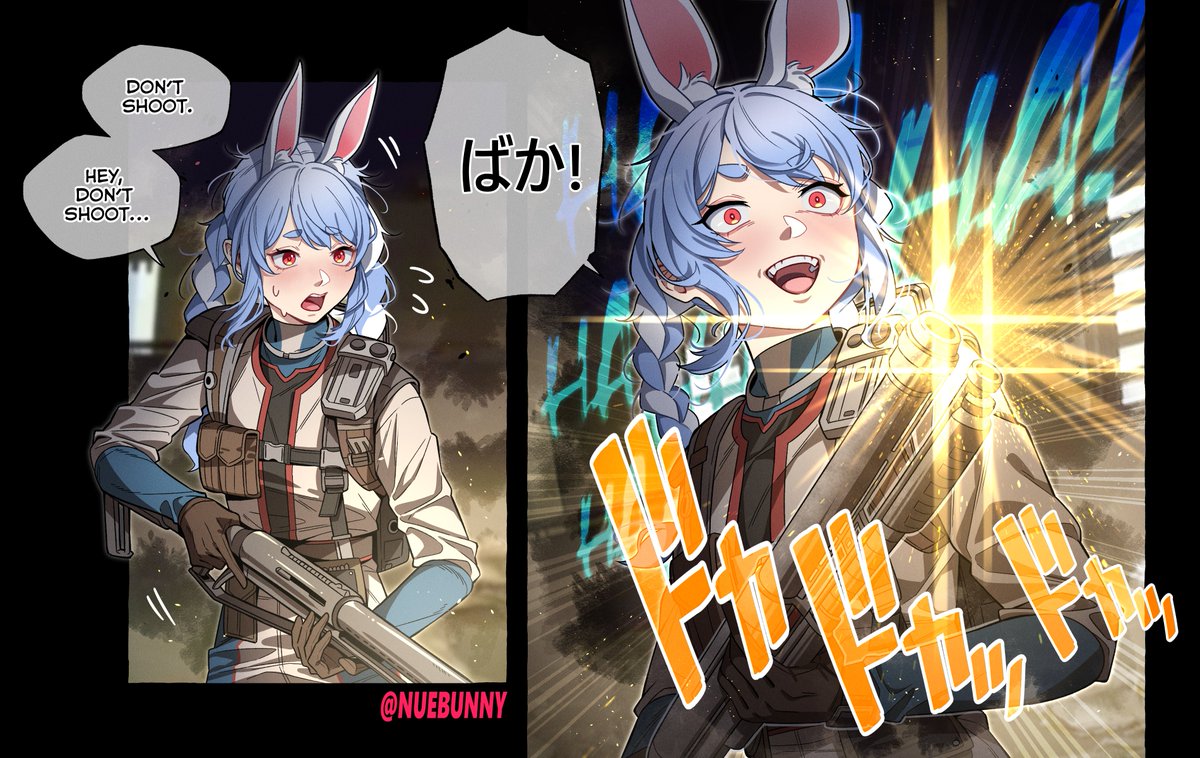 NueBunny's tweet image. Pekora&apos;s Arc raiders gameplay loop...
#ぺこらーと