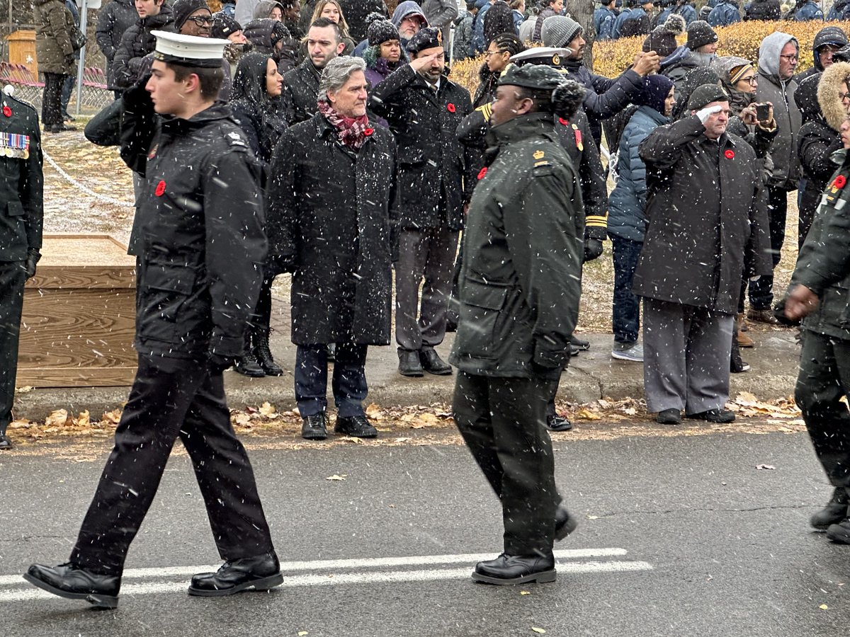 IaconoMP's tweet photo. Défilé du Souvenir de la Filiale 251 Chomedey de la Légion royale canadienne.
Un moment empreint d’émotion et de gratitude. 🌺
//
A heartfelt ceremony honouring the courage and sacrifice of all who have served.

#JourDuSouvenir #RemembranceDay https://t.co/q6Xf2rBoOV