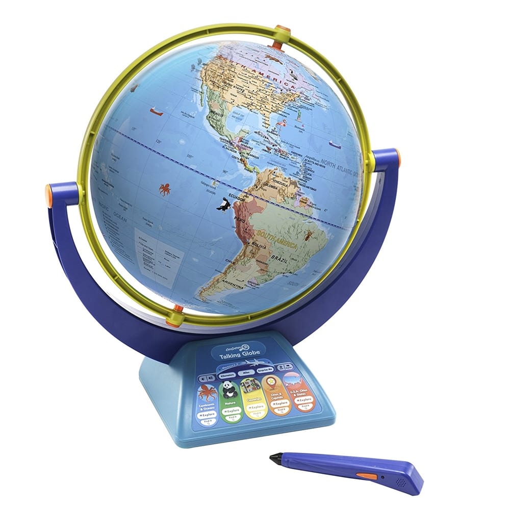 ultimateglobes's tweet image. Meet the GeoSafari Jr. Talking Globe II! 🌍✨ Turn geography into a fun game with this talking, teaching globe. Ready to make learning a vibe? Grab yours for $149.95 and let the adventure begin! #UltimateGlobes #LearningIsFun ultimateglobes.com/products/geosa…
