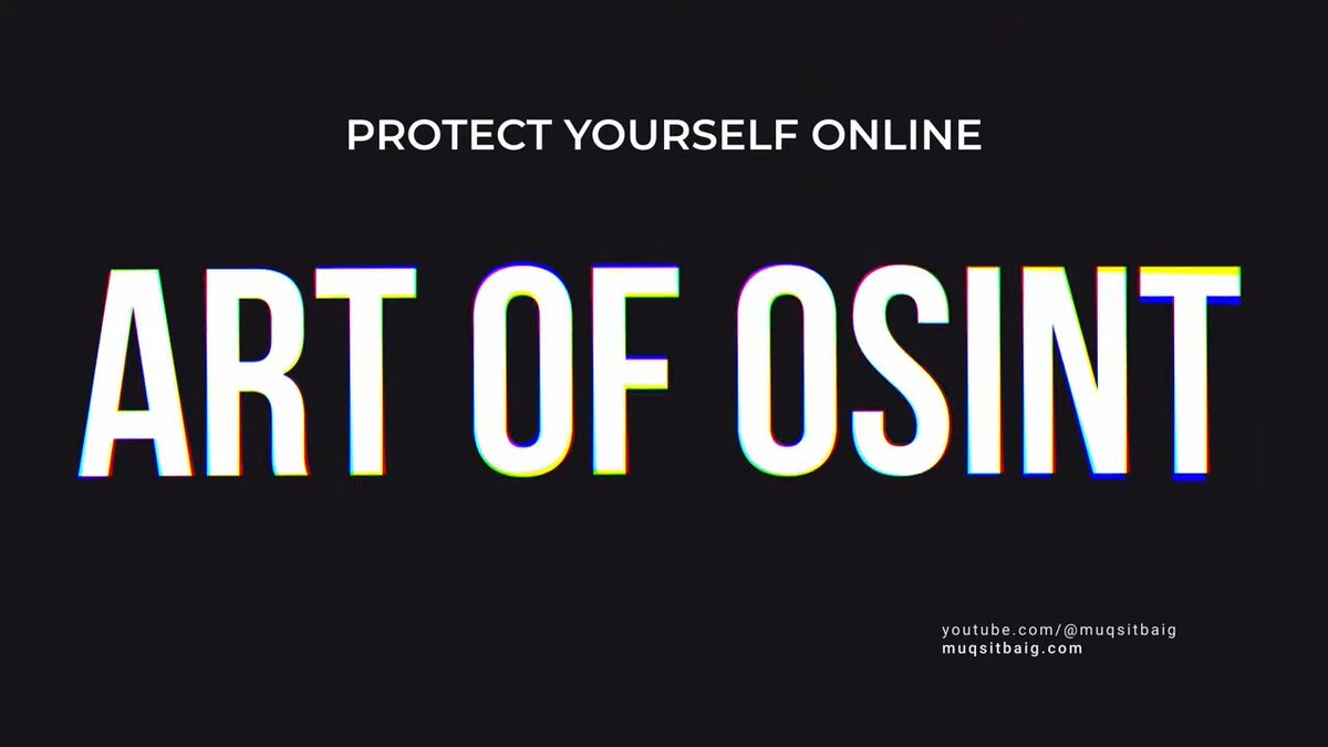 mqst_'s tweet image. 🔍 If you&apos;re new to OSINT (Open Source Intelligence), this video is for you.

It walks you through how to get started in OSINT, tools to use, and practical tips to uncover information like a pro.

Video: youtube.com/watch?v=H5Avj4…

#infosec