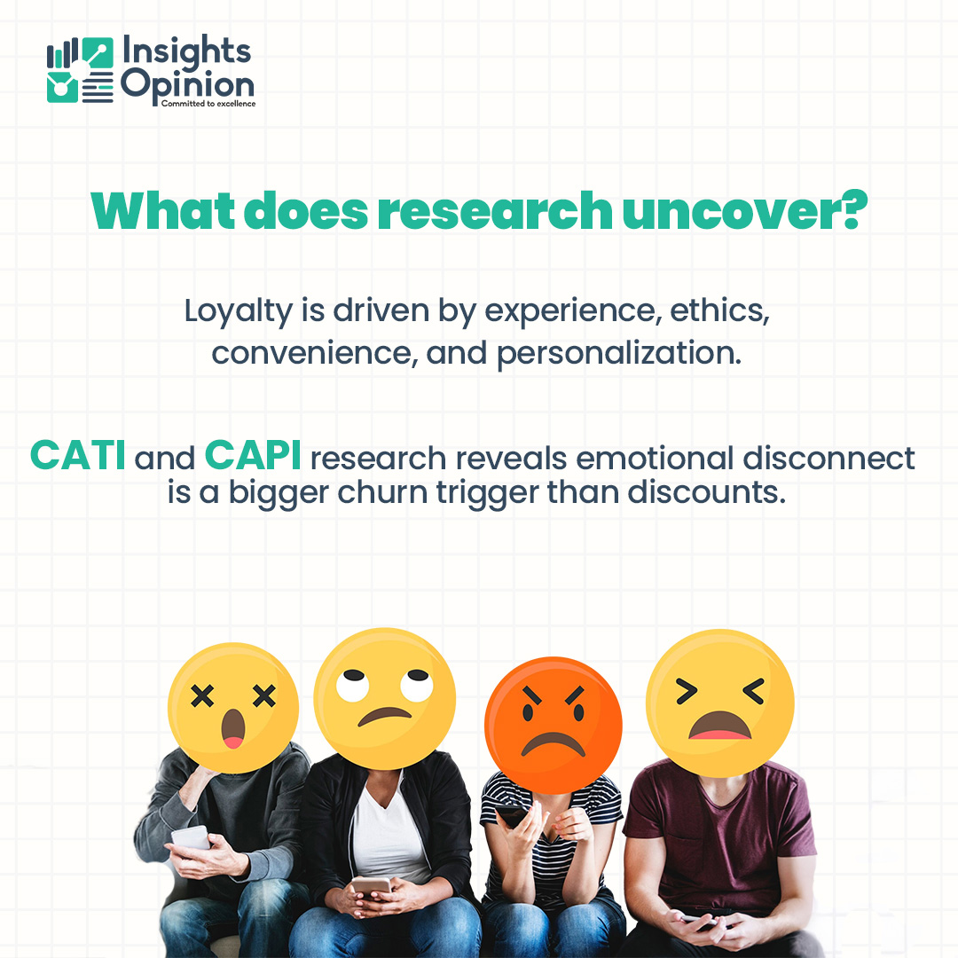 insightsopn's tweet image. Our CATI &amp;amp; CAPI research shows emotional disconnect causes more churn than discounts.

We help brands create data-backed shopper journeys that build loyalty and trust.

Let’s refine every touchpoint.
👉 insightsopinion.com

#InsightsOpinion #MarketResearch #CATI #CAPI #MRX