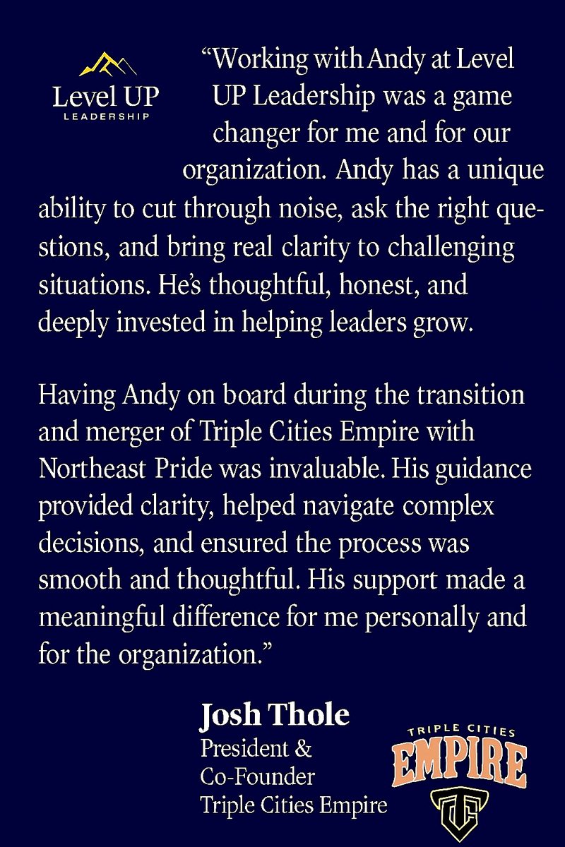 Level UP Leadership tweet media