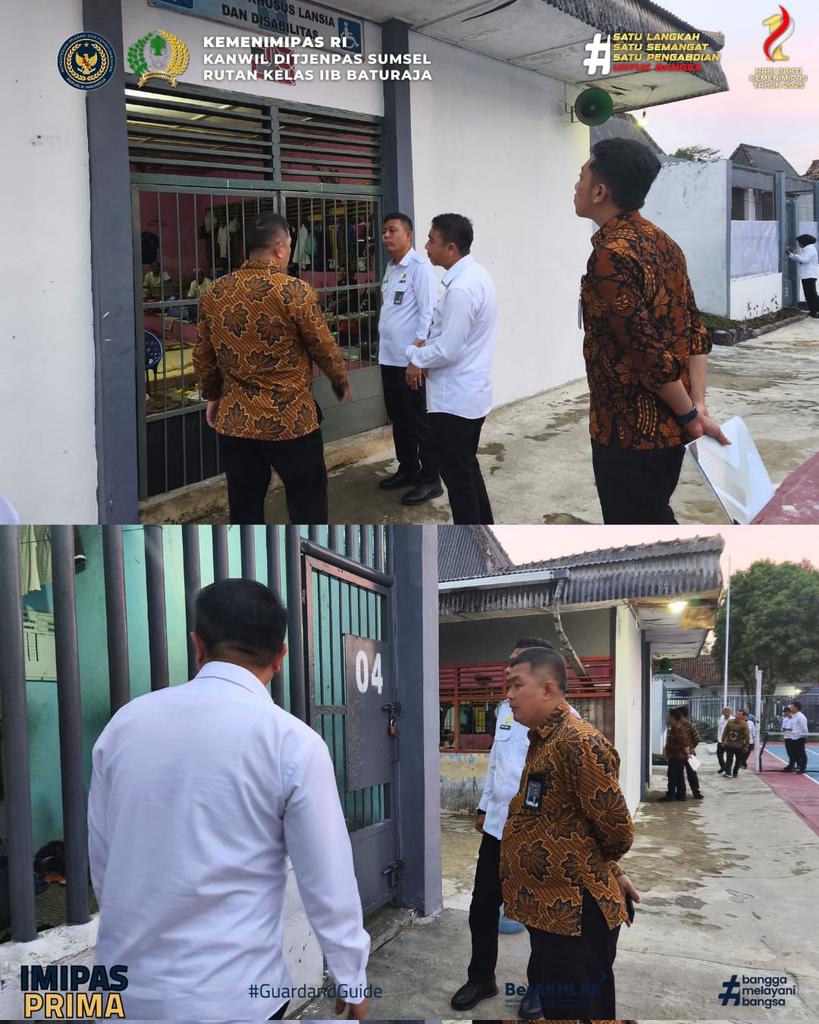 rutanbaturaja's tweet photo. Tim Direktorat Pelayanan Tahanan dan Anak Lakukan Penguatan Standar Layanan Kepribadian dan kemandirian di Rutan Baturaja.

#Kemenimipas
#Ditjenpas
#KanwilDitjenPasSumsel
#Pemasyarakatan
#HumasRubaraja
#PemasyarakatanPastiBermanfaatUntukMasyarakat
#SetahunBerdampak https://t.co/4HPRUYJGEh