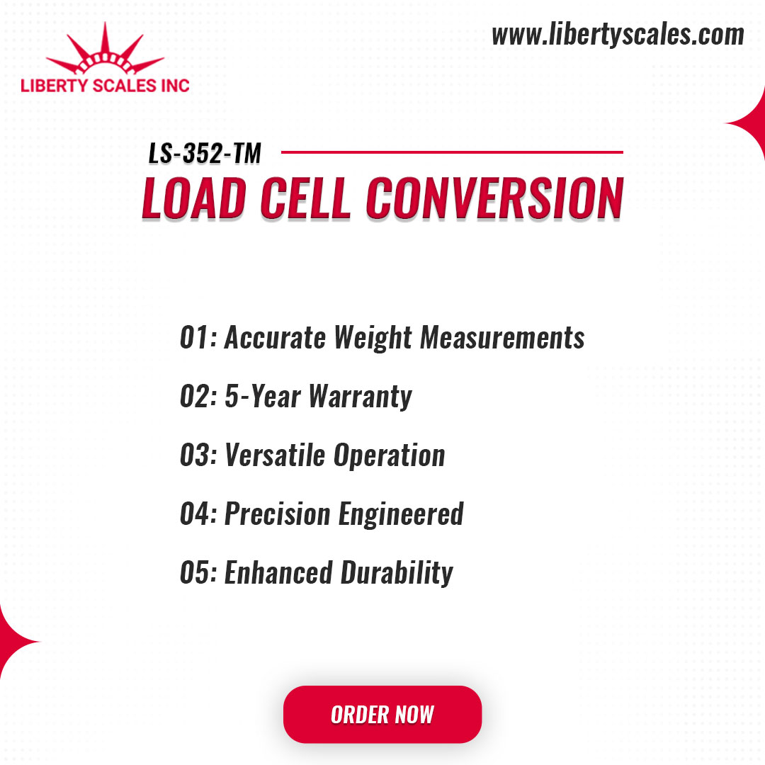 ScalesLiberty's tweet image. 🚀 Revolutionize Your Weighing Systems with Liberty LS-352-TM Low Profile Load Cell Conversion Kit!
👉 Discover More: libertyscales.com/products/ls-35…
Call Us:
📞 (661) 888-1919
📧 sales@libertyscales.com
#IndustrialScales #WeighingSolutions #LibertyScales