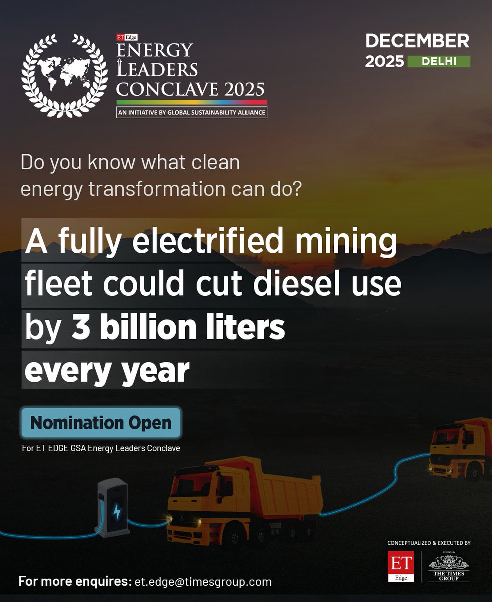 From powering industries to transforming infrastructure, India’s energy transition is redefining what’s possible — driven by innovation, technology, and visionary leadership.​

This December, ET Edge GSA Energy Leaders Conclave 2025 brings together those pioneering this