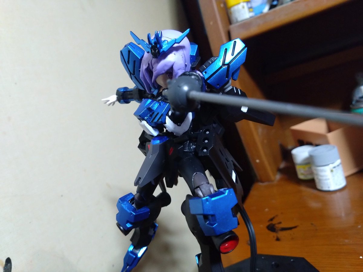 1919GOES's tweet image. リスおくんの作った美プラマジでセンスあるわ😂
とくに…髪の造形は参考になるねぇ〜
でも…ウンコスルデイズの方がまだクオリティ高いわ🤣
#ガンプラ #美プラ #MS少女
＃ウンコスルデイズ