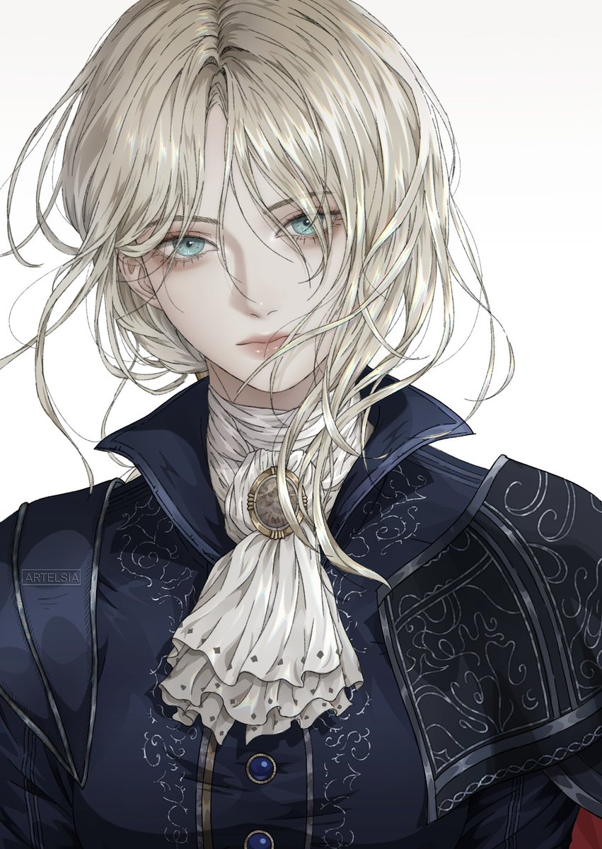 artelsia's tweet image. I think this Nightreign Duchess drawing might be my best work