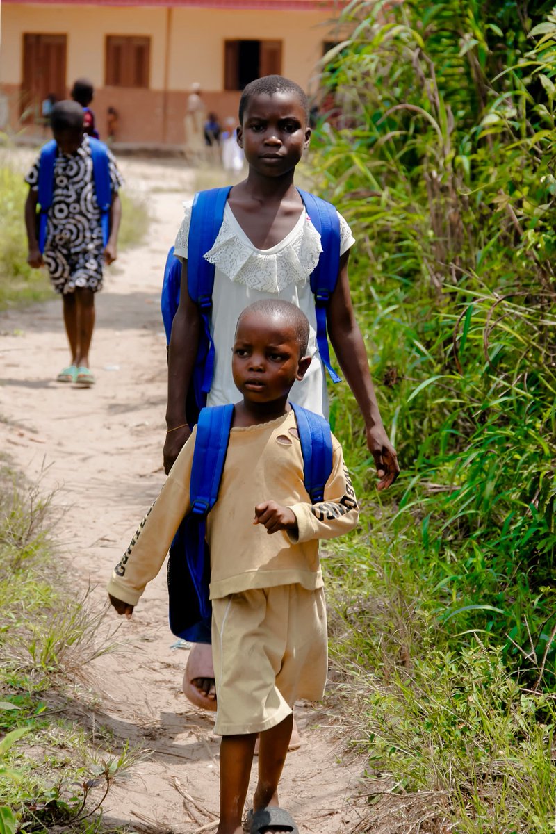 Watching them walk away, hands in hands, bags on their backs, and smiles that light up the world—this is why we do the work.
​These goodbyes are simply hellos to new chapters. Every school kit is a step toward possibility, toward classrooms where dreams take shape, and toward