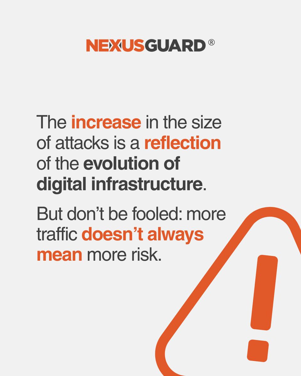 Nexusguard's tweet image. 🔍 Not every “record-breaking” attack is truly the most dangerous.

Behind the impressive numbers and flashy headlines, what really matters is the real impact: whether the service stayed up, users noticed anything, or operations kept running smoothly.

At Nexusguard, that’s the…