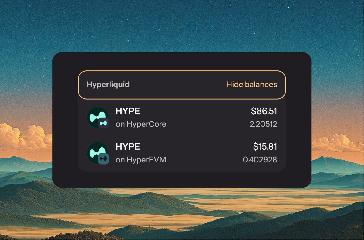 Polaris_App's tweet image. Polaris is the easiest way to enter the @HyperliquidX ecosystem.

Give it a try and let us know what you think!

Trade all tokens, across all chains 👉 beta.polaris.app
