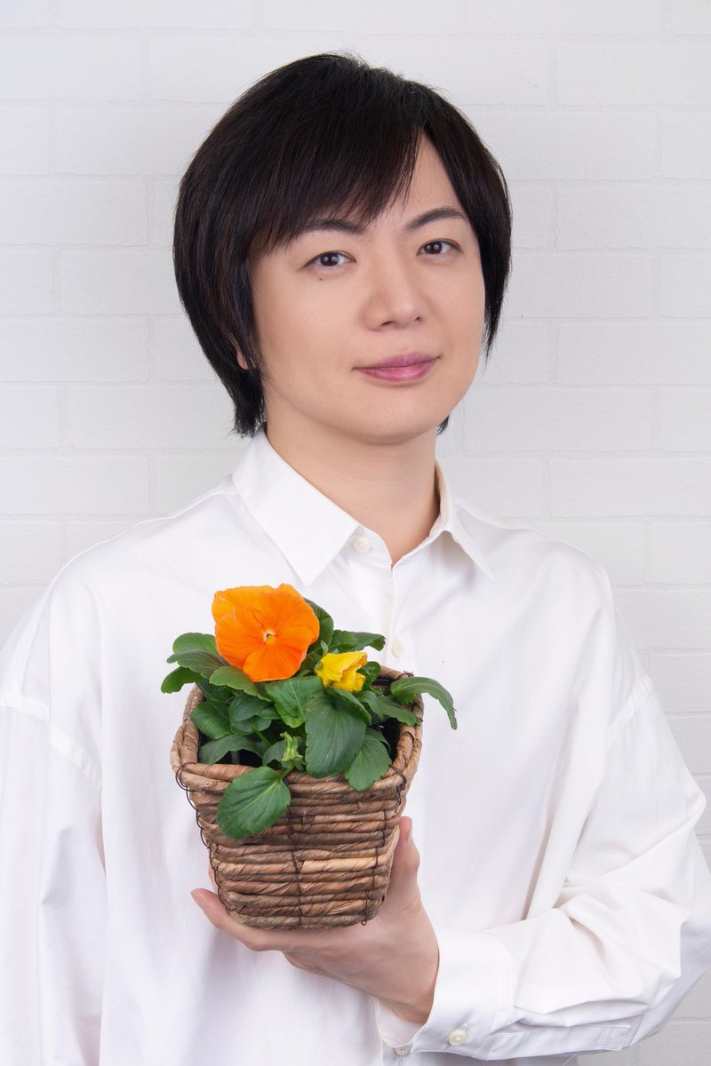 パンジー・オレンジ色