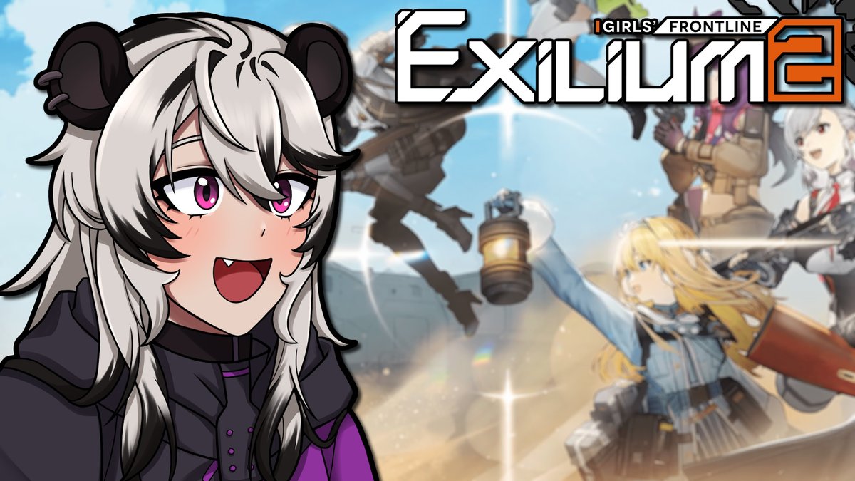 ✧𝗞𝗢𝗡𝗣𝗔𝗡𝗗𝗔!✧
I AM LIVE!!!
Today I am playing a new gacha game, 𝗚𝗜𝗥𝗟𝗦' 𝗙𝗥𝗢𝗡𝗧𝗟𝗜𝗡𝗘 𝟮: 𝗘𝗫𝗜𝗟𝗜𝗨𝗠!
So come vibe out BAMBOO CREW!!!
#Vtuber #GirlsFrontline2 
twitch.tv/pandaran_