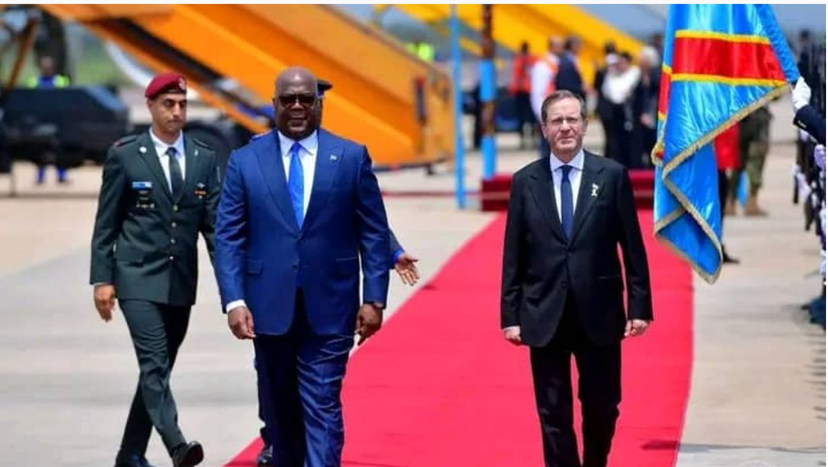 JohnKarume51653's tweet image. RDC&amp;amp;ISRAEL: Le président Israélien incarne l’unité nationale, garantit la continuité de l’État et représente Israël sur le plan #protocolaire. Quel était l&apos;objectif de la visite en RDC d&apos;un président qui a un pouvoir très limité ds son pays? @YNdjoli. @gisele_mulumba
#SRDC